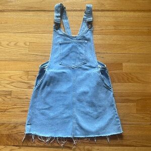 Overall Light Denim Dress